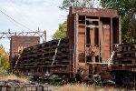 Old Flatcar in back of the M&E Shops